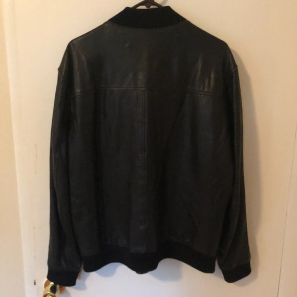 Zachary Prell Men's Black Lambskin Leather Jacket - Picture 10 of 15